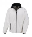 Softshell Jas Result R231M White/Black